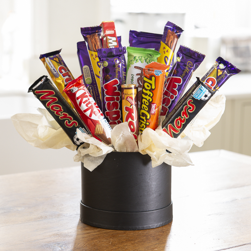 Hampers - Chocolates Bouquet - Next Day Hamper Gift Delivery UK - Blossoming Gifts