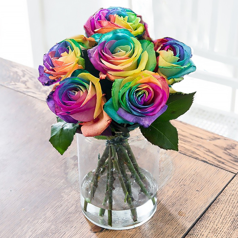 Rainbow Roses image